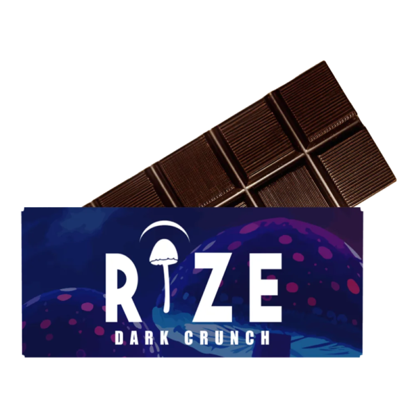 Rize | Dark Crunch Mushroom Chocolate Bar | 5g Bar