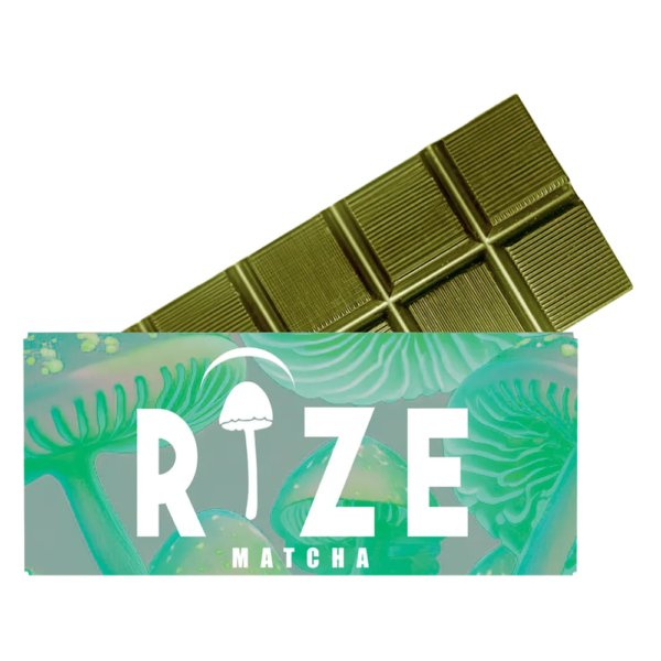 Rize | Matcha Mushroom Chocolate Bar | 5g Bar