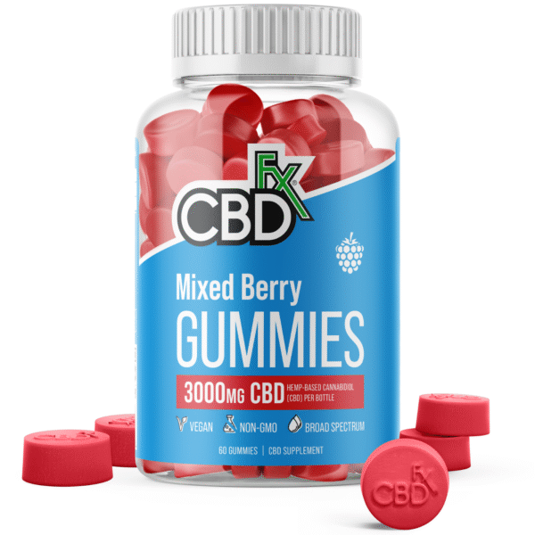 CBDfx | CBD Gummies Mixed Berry | 3000mg – 60ct