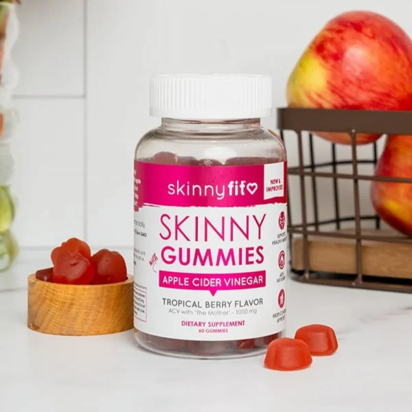 SkinnyFit Skinny Gummies - Apple Cider Vinegar Gummies Dietary Supplement, 60 Count - Image 2
